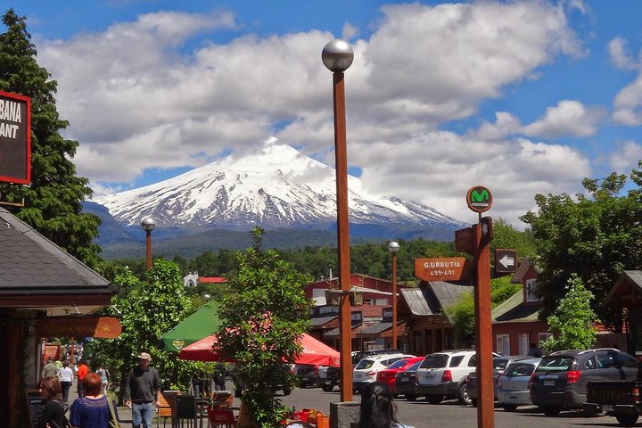vista volcan villarrica aurora loft pucon