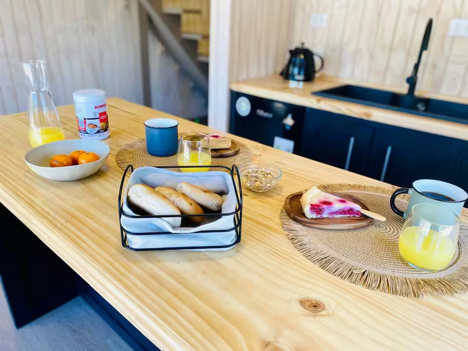 Cocina Desayuno Loft Aurora Pucon